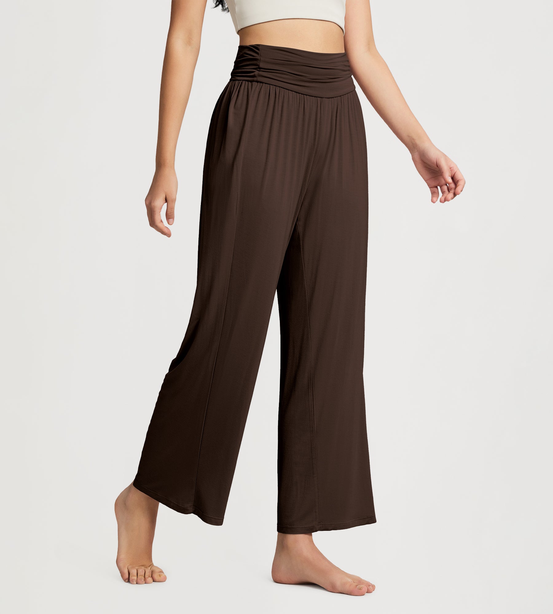 26" Women's Wide Leg Palazzo Lounge Pants - ododos