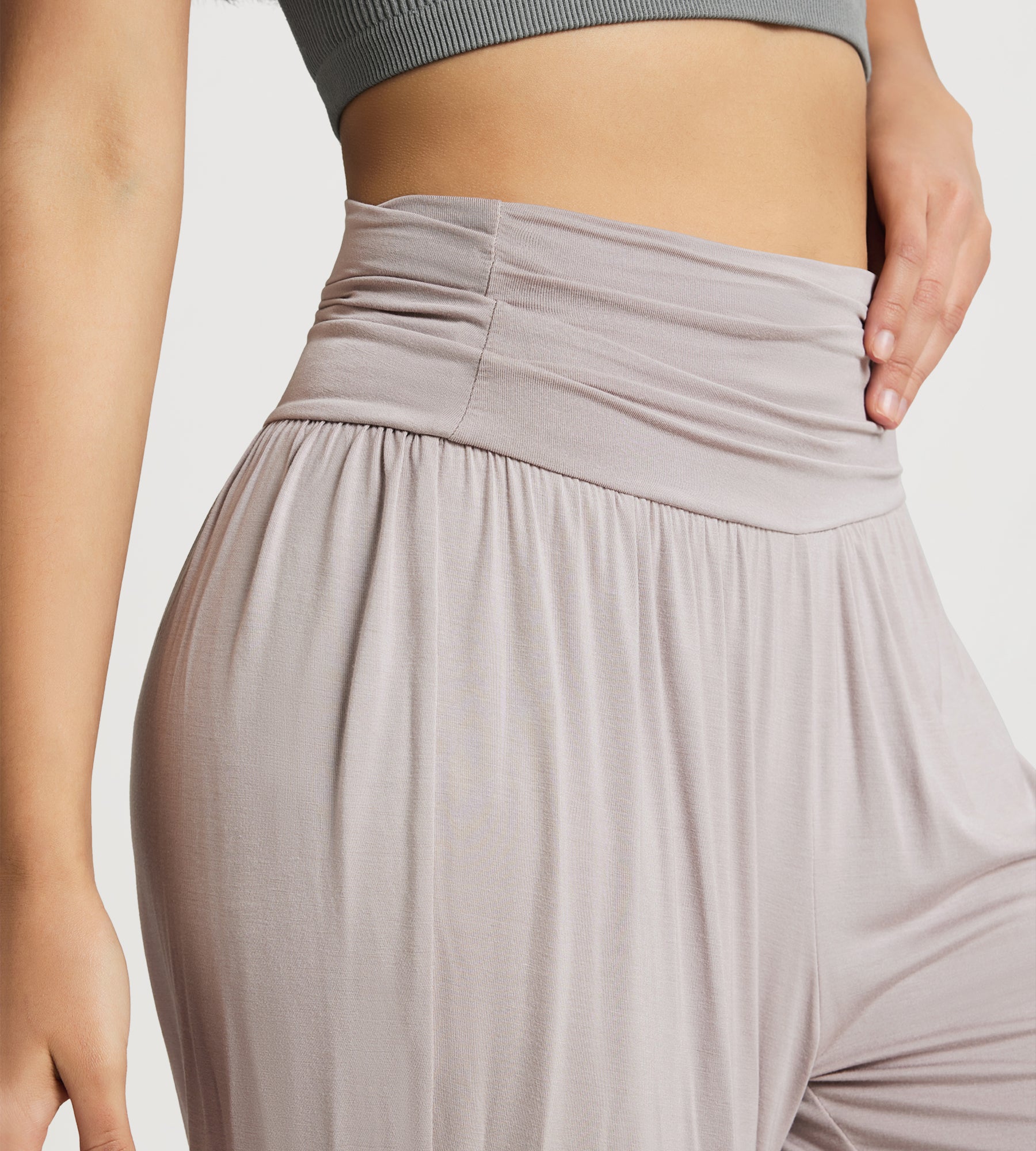 26" Women's Wide Leg Palazzo Lounge Pants - ododos