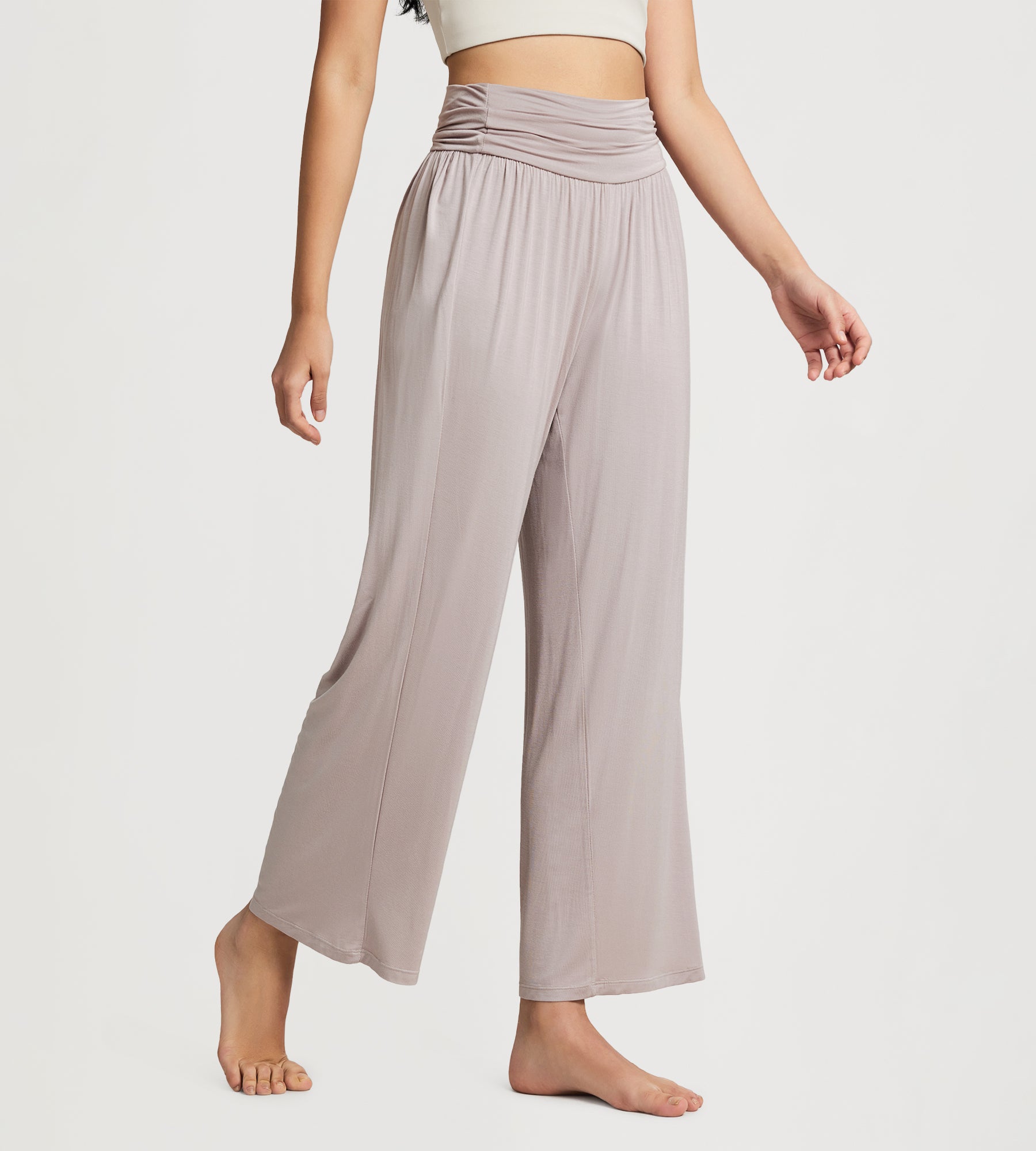 26" Women's Wide Leg Palazzo Lounge Pants - ododos