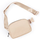 Unisex Mini Belt Bag Lrish Cream 8" x 2" x 5.5" - ododos