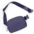 Unisex Mini Belt Bag Purple Reign 8" x 2" x 5.5" - ododos