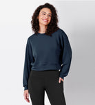 Modal Soft Long Sleeve Cropped Sweatshirts - ododos