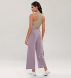 Modal Soft Wide Leg Cropped Casual Pants - ododos