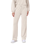27" Adjustable Shockcord High Waist Casual Lounge Pants with Pockets - ododos