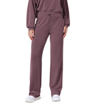 27" Adjustable Shockcord High Waist Casual Lounge Pants with Pockets - ododos