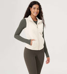 Casual Stand Collar Padded Vest - ododos