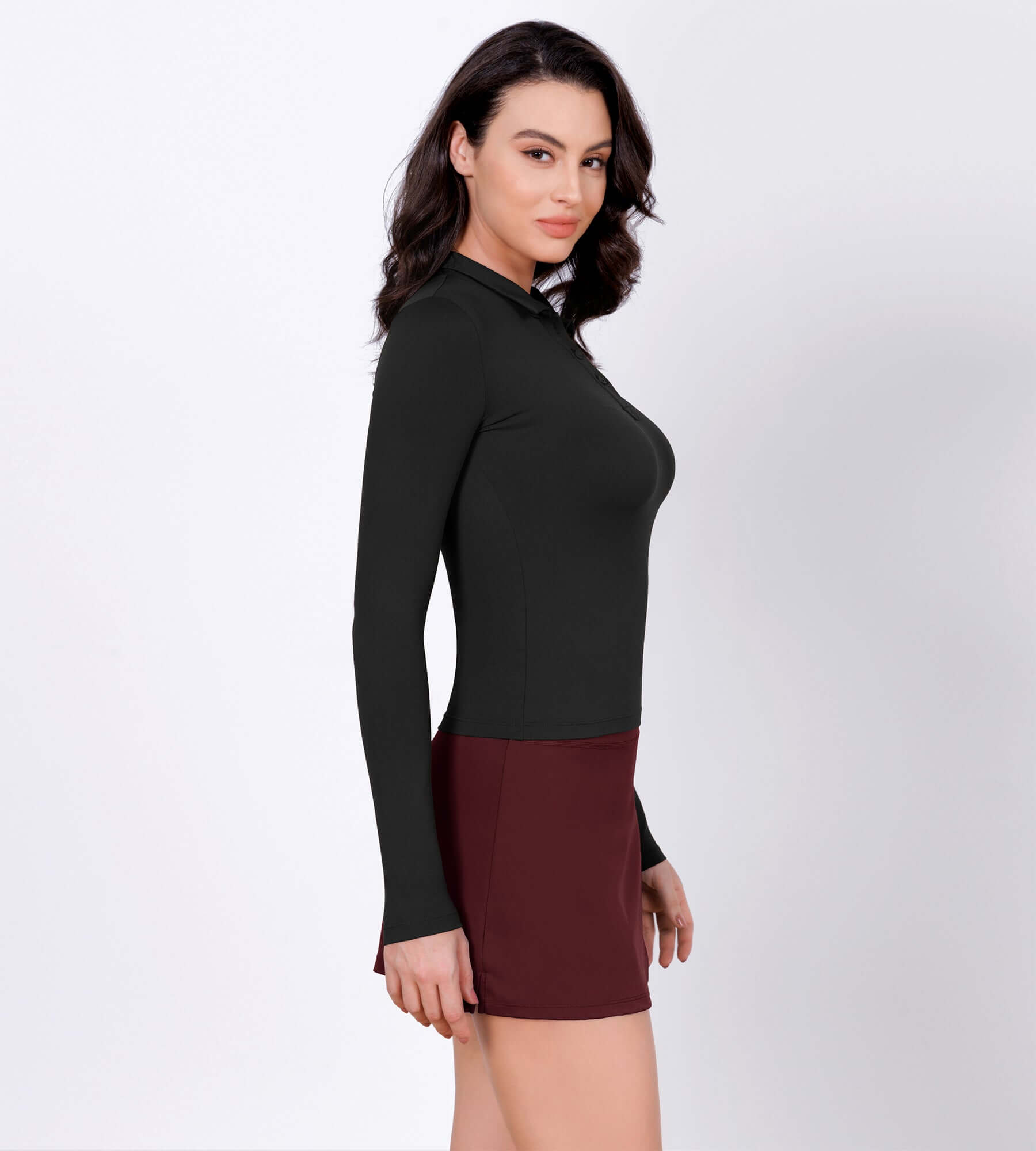 Cloud Feeling Long Sleeve Polo Shirts - ododos