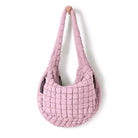 22L Quilted Carryall Crossbody Padding Bag Fragrant Lilac - ododos