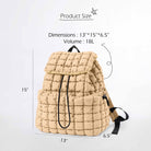 Lightweight Quilted Backpack 2.0 - ododos