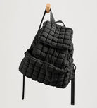 Lightweight Quilted Backpack 2.0 Black - ododos