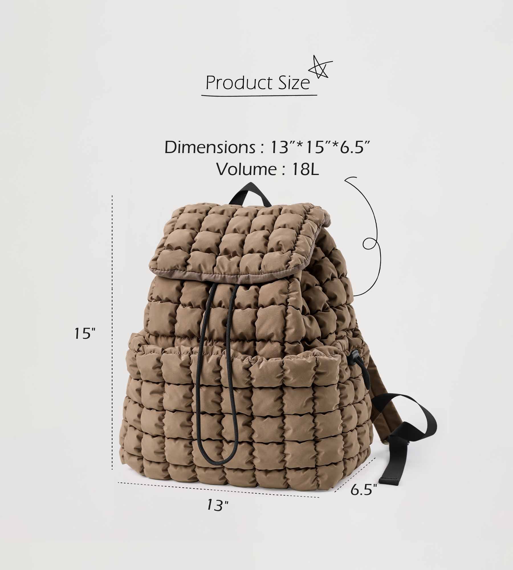 Lightweight Quilted Backpack 2.0 - ododos