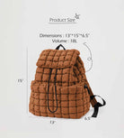 Lightweight Quilted Backpack 2.0 - ododos