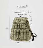 Lightweight Quilted Backpack 2.0 - ododos
