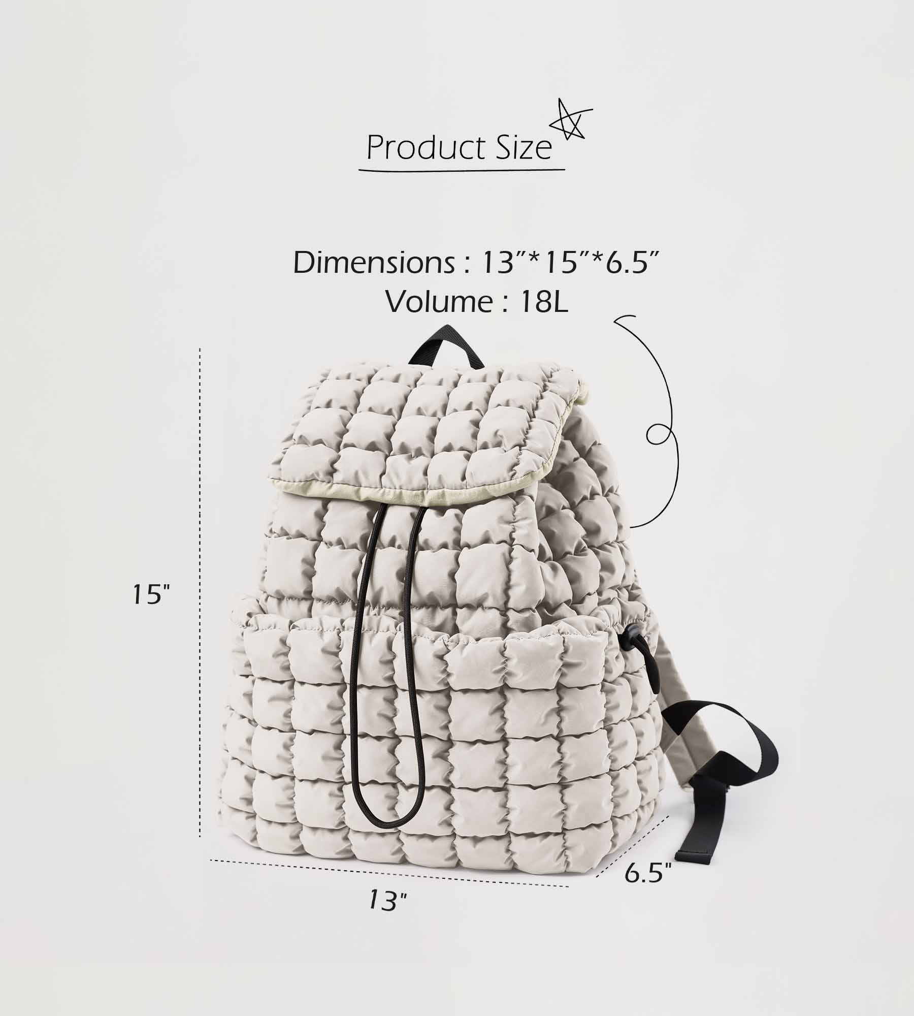 Lightweight Quilted Backpack 2.0 - ododos