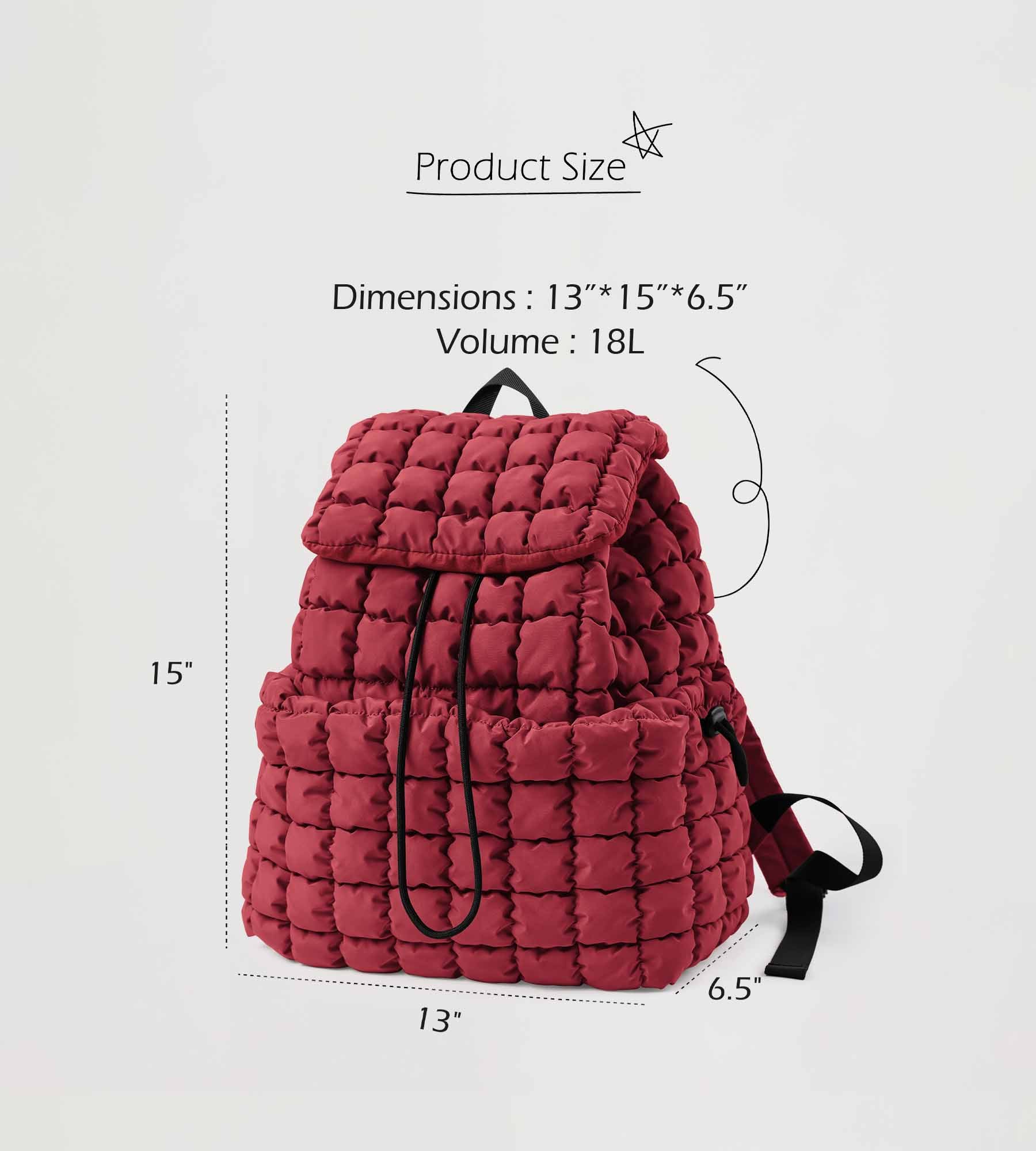 Lightweight Quilted Backpack 2.0 - ododos