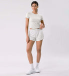 Cloud Feeling Crew Neck Short Sleeve Tee - ododos