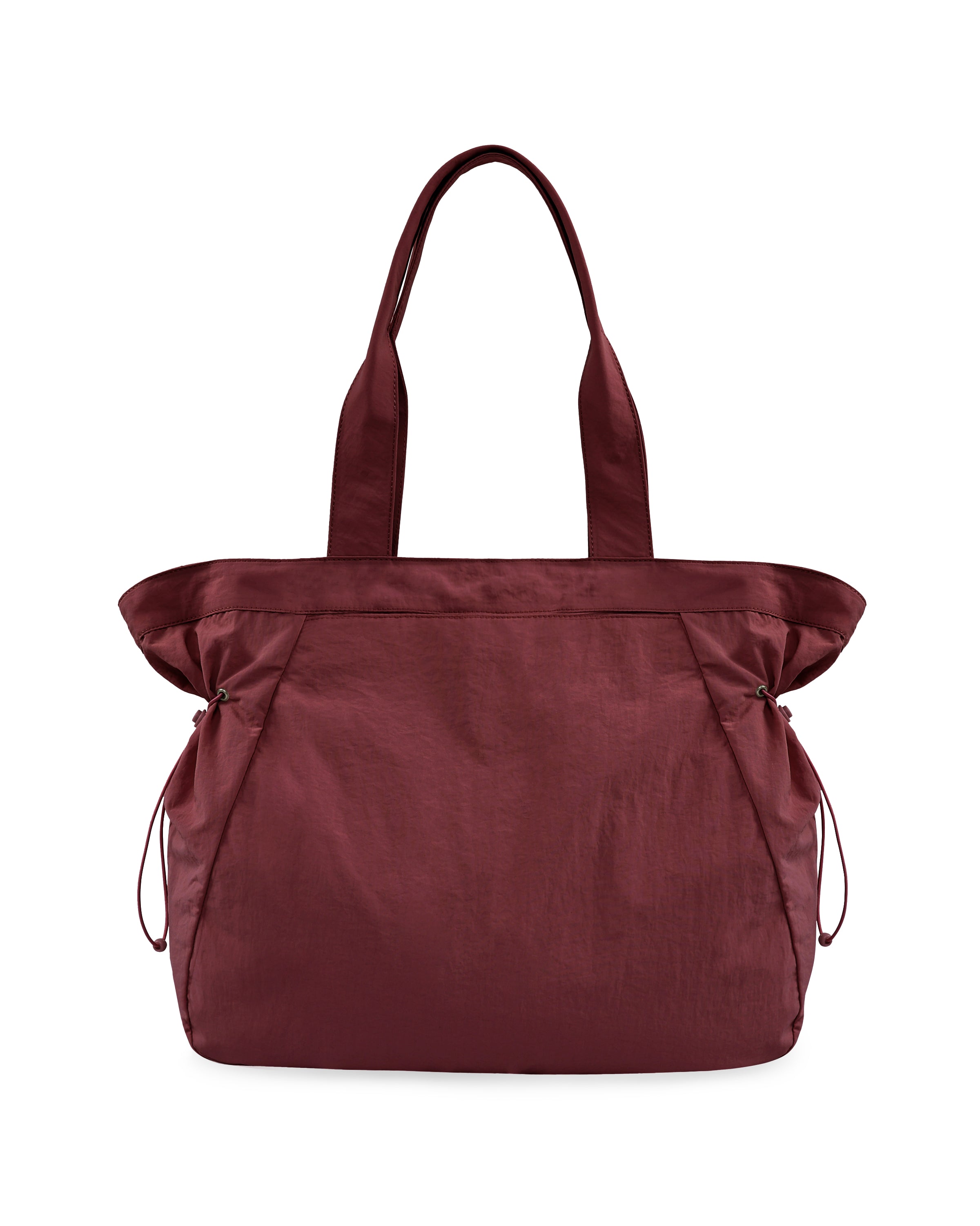18L Side-Cinch Shopper Tote Bags Merlot 14" x 16" x 4.5" - ododos