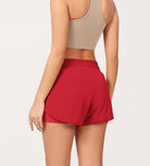 2 in 1 Athletic Shorts with Pockets - ododos
