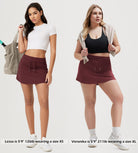 Women's Drawstring Tie Daily Skirts with Ball Pocket - ododos