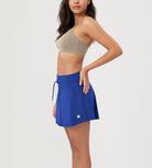Women's Drawstring Tie Daily Skirts with Ball Pocket - ododos