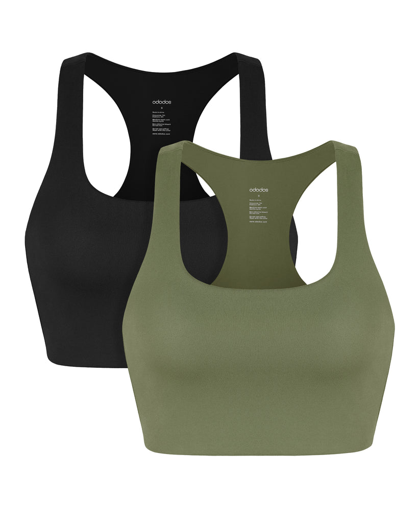  ODLEX 2-Pack Racerback Sports Bra - ododos