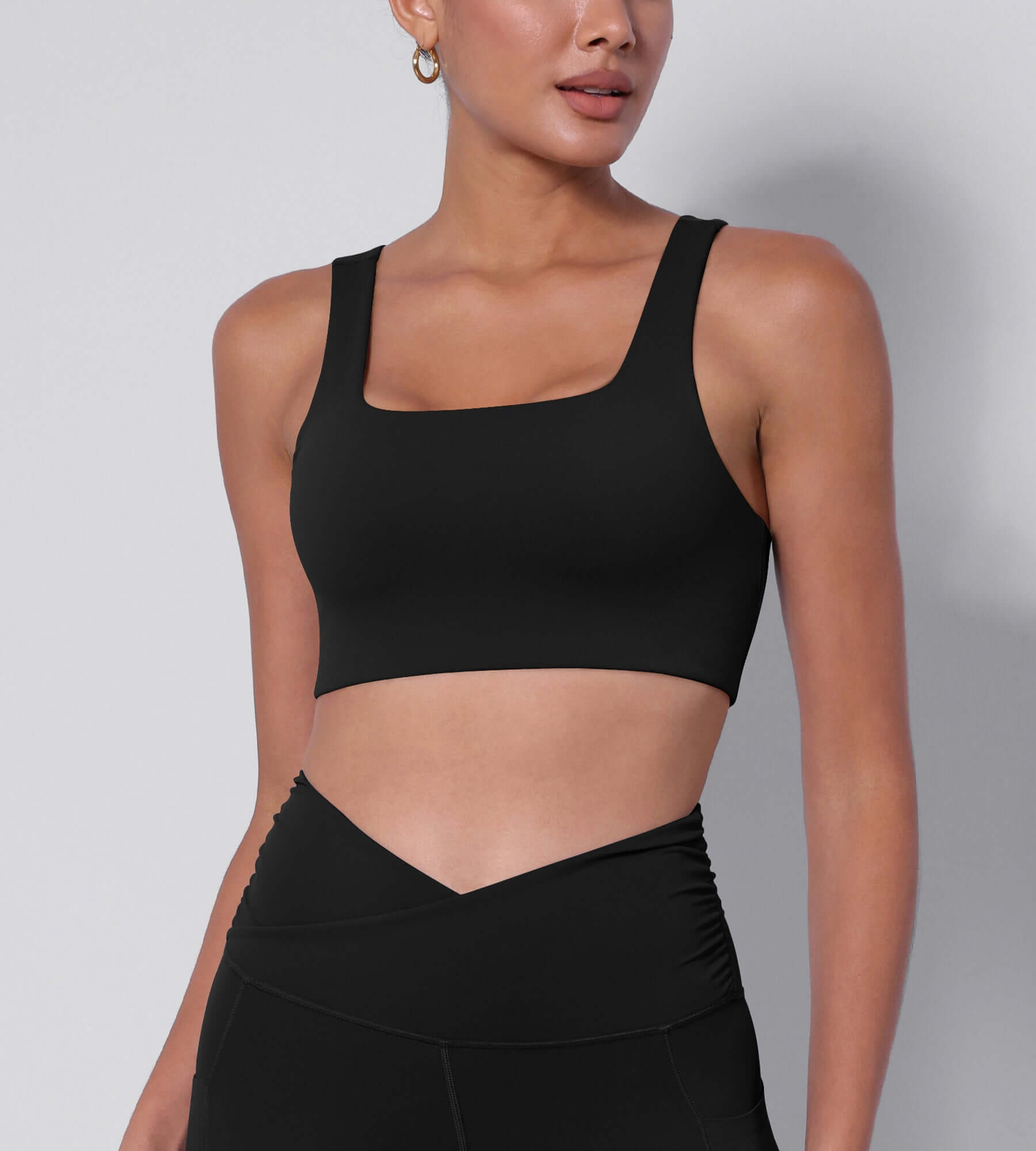 2-Pack Square Neck Sports Bra - ododos