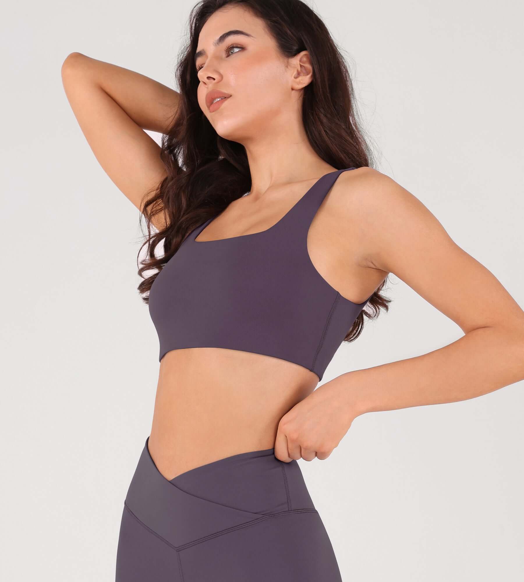 2-Pack Square Neck Sports Bra - ododos