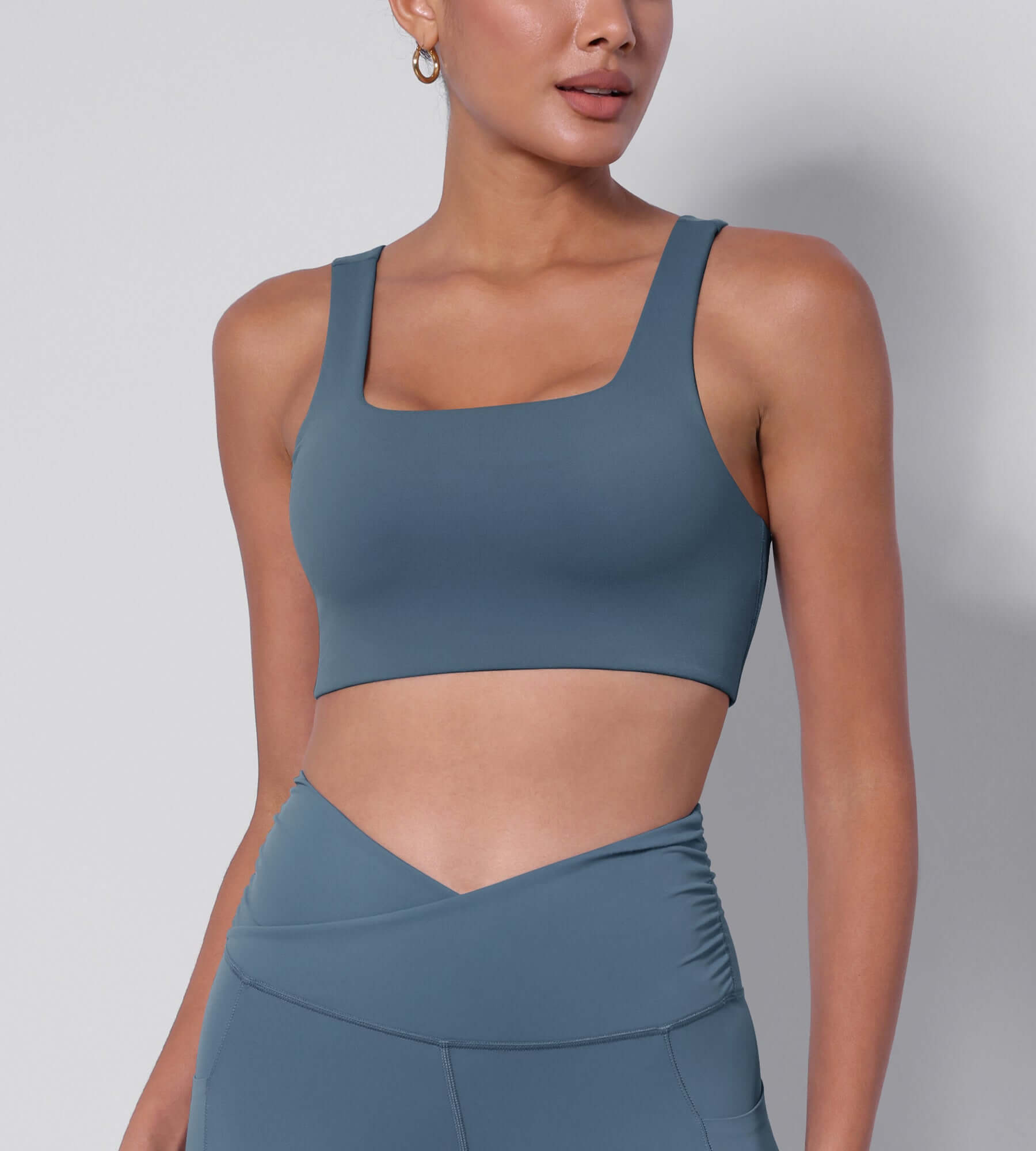 2-Pack Square Neck Sports Bra - ododos