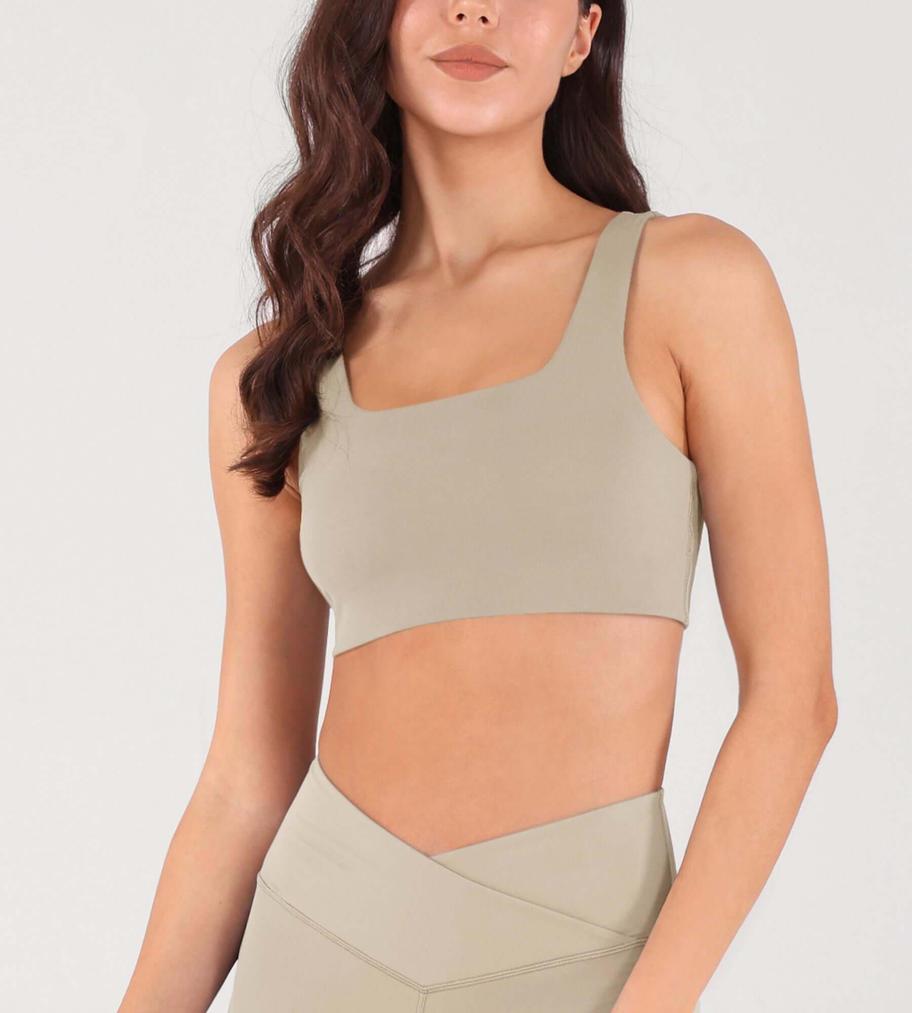 2-Pack Square Neck Sports Bra - ododos