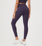 25” High Waist Workout Yoga Pants with Drawstring Tie - ododos