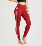 ODODOS ODLIFT 28 High Waist Workout Yoga Pants Leggings with Inner Pocket Red - ododos