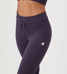 28" High Waist Workout Yoga Pants with Drawstring Tie - ododos