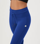 28" High Waist Workout Yoga Pants with Drawstring Tie - ododos