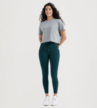 25" High Waist Workout Yoga Pants Leggings With Drawstring Pockets - ododos