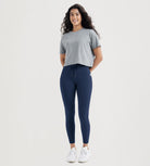 25" High Waist Workout Yoga Pants Leggings With Drawstring Pockets - ododos