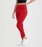 25" High Waist Workout Yoga Pants Leggings With Drawstring Pockets - ododos
