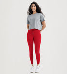 25" High Waist Workout Yoga Pants Leggings With Drawstring Pockets - ododos