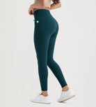 ODODOS 28" High Waist Workout Yoga Pants Leggings With Drawstring Pockets - ododos