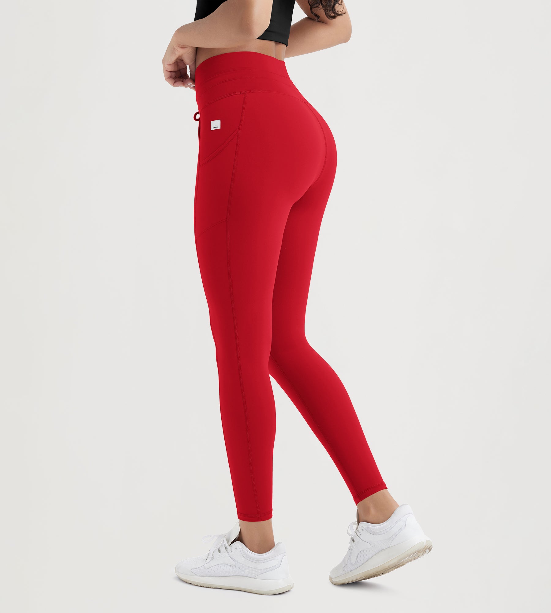 ODODOS 28" High Waist Workout Yoga Pants Leggings With Drawstring Pockets - ododos
