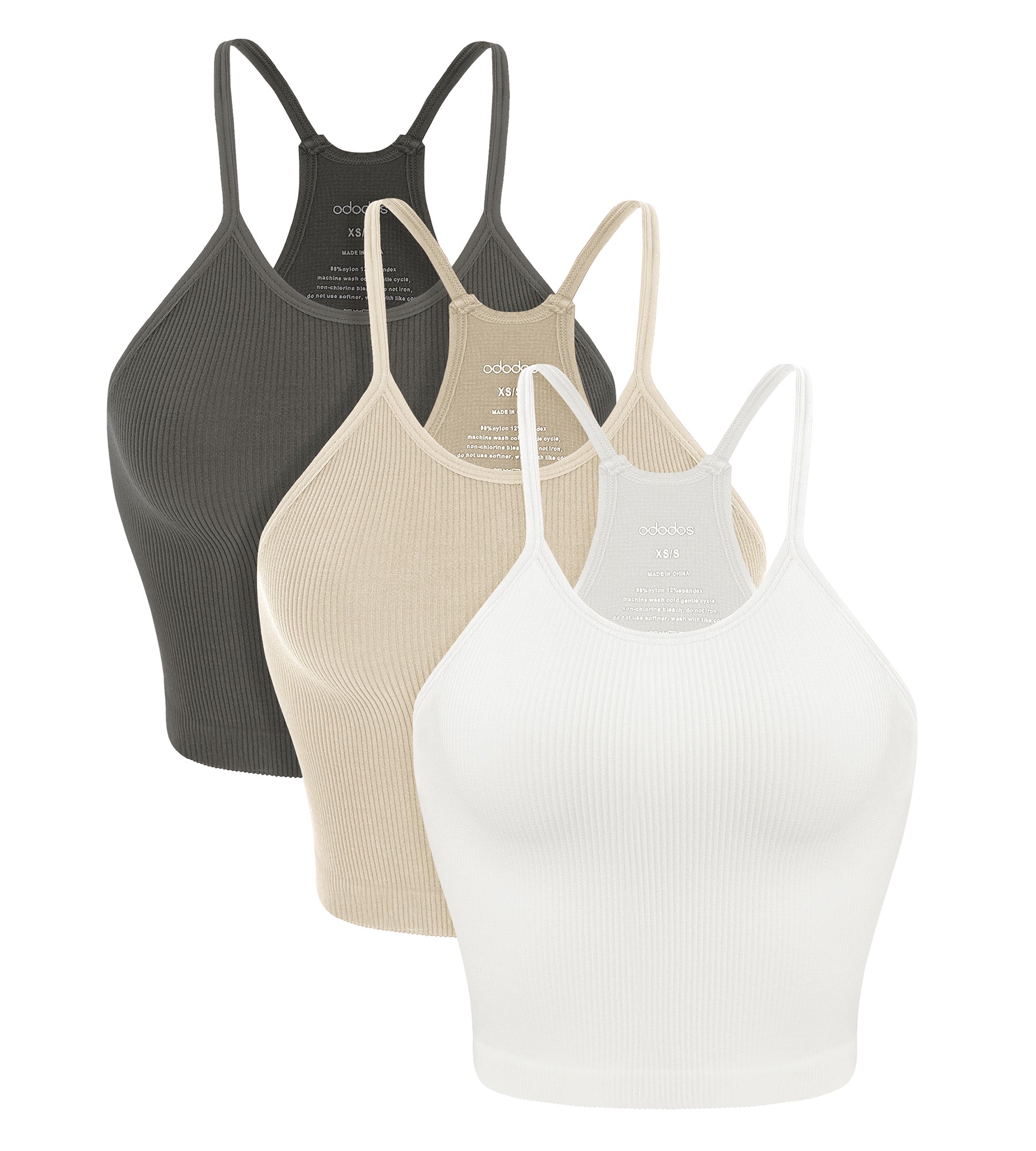 3-Pack Long Seamless Camisole - ododos