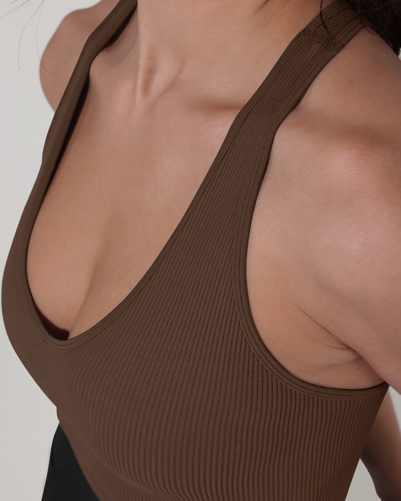  3-Pack Seamless Racerback Crop Tank - ododos