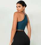 3-Pack Crop Length Waffle Knit Seamless Camisole Cropped Tank Tops - ododos