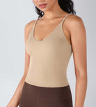 3-Pack V-Neck Seamless Crop Tank - ododos