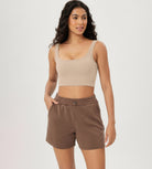 3-Pack Crop Length Seamless Square Neck Ribbed Knit Tank - ododos