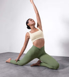 Buttery Soft Crossover Twist at Waist Yoga Leggings - ododos