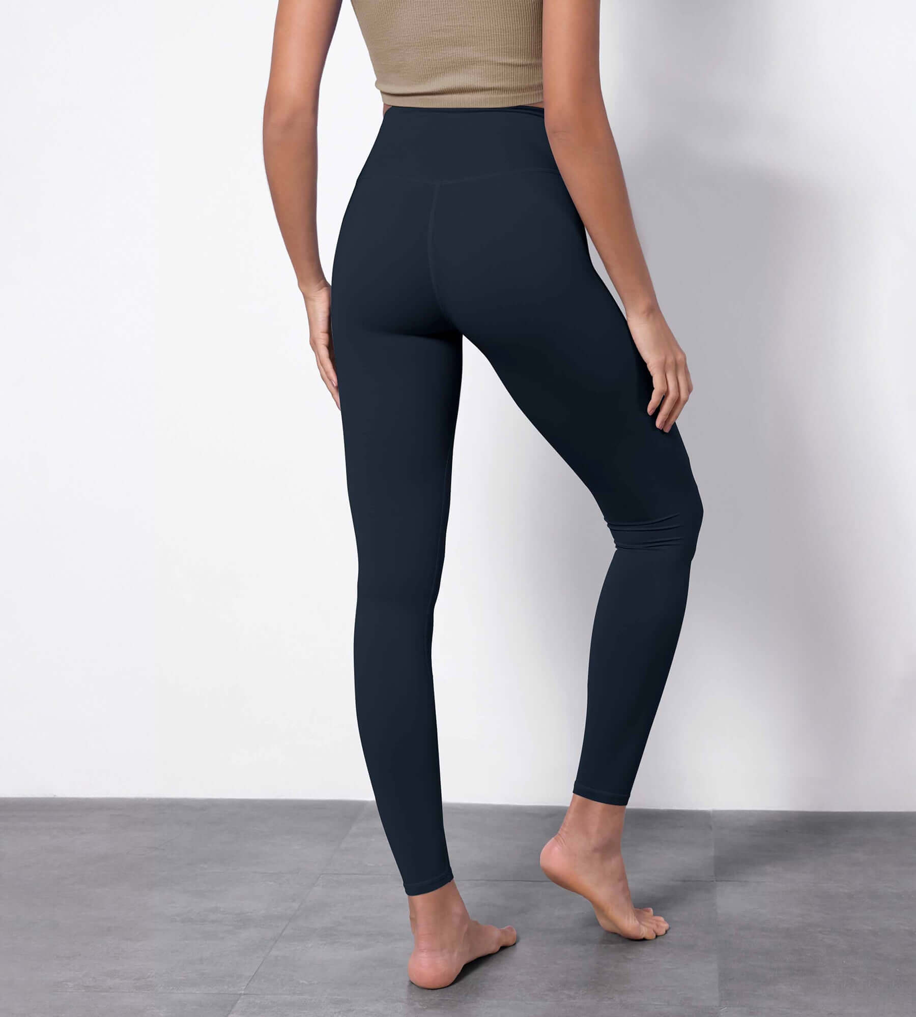 Buttery Soft Crossover Twist at Waist Yoga Leggings - ododos