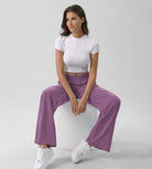 Chiffon Flowy Wide Leg Pants - ododos