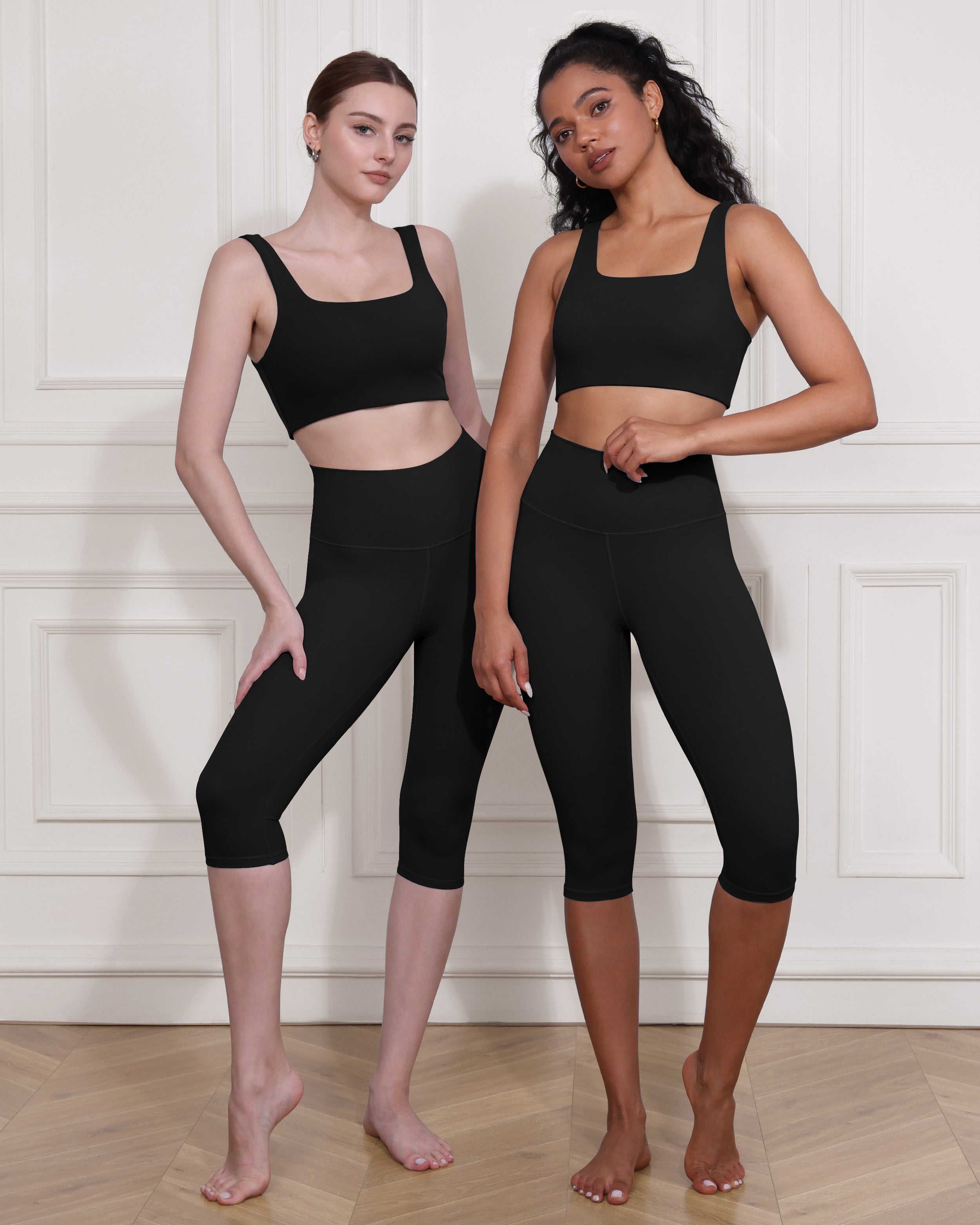 ODCLOUD 2-Pack 14" High Waist Yoga Capris - ododos