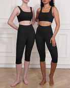 ODCLOUD 2-Pack 14" High Waist Yoga Capris - ododos