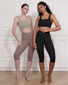 ODCLOUD 2-Pack 14" High Waist Yoga Capris - ododos